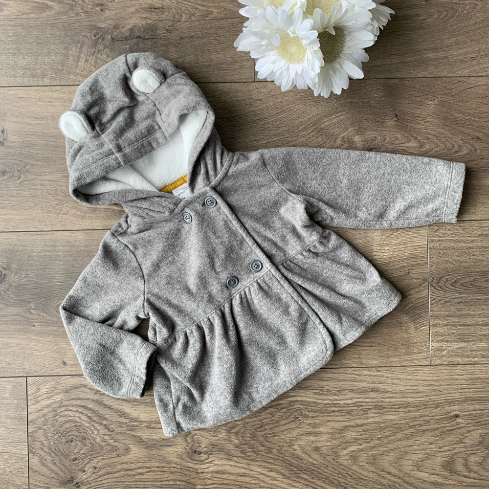 Carter’s Baby Girls Fleece Peacoat (12M)